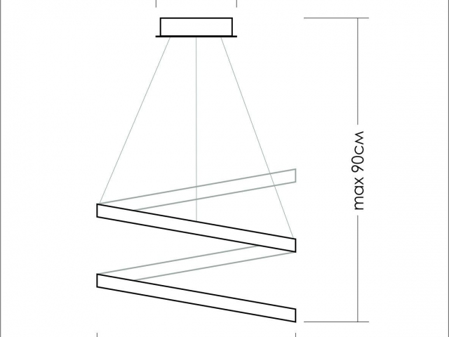 Подвесной светильник ULIGHT Spiral Фото:3