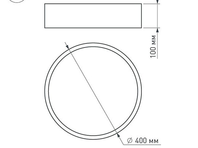 Светильник SP-TOR-PILL-R400-25W Warm3000 (BK, 120 deg, 230V) (Arlight, IP20 Металл, 3 года) фото:2