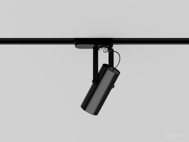 Трековый светильник HOKASU Tube Clip TR2 (85-160/ral9005 – 30w/4090/60deg) фото:10