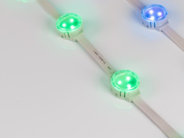 Модуль управляемый SOLEX-SPI-3535-3-12V RGB 120deg (D30x16mm, 0.75W, IP67) (Arlight, Пластик, 3 года) фото:13