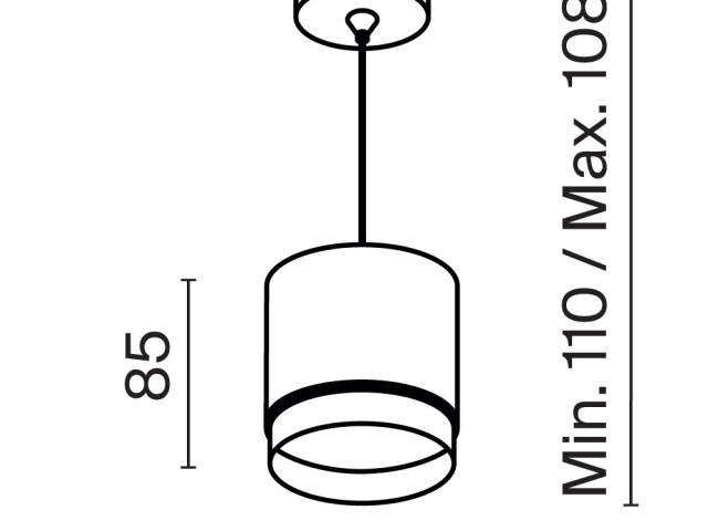 Подвесной светильник Technical P088PL-GX53-W фото:6