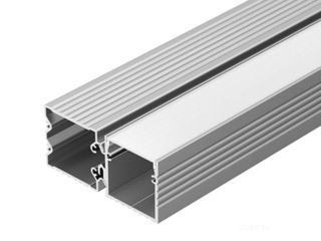 Профиль с экраном ALU-BASE-PW35S-2000 ANOD+FROST AG (Arlight, Металл) фото:2