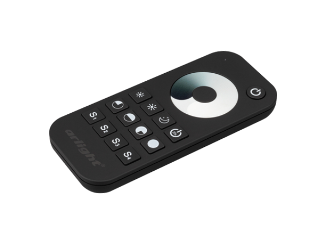 Пульт SMART-R24-DIM Black (1 зона, 2.4G) (Arlight, IP20 Пластик, 5 лет) фото:6