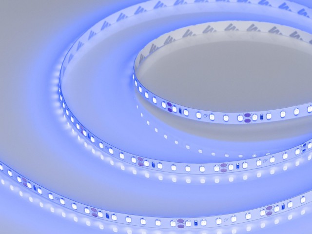 Лента RT-A120-8mm 24V Blue (9.6 W/m, IP20, 5m) (Arlight, 9.6 Вт/м, IP20) фото:1