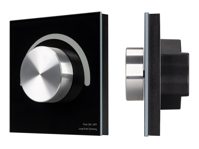 INTELLIGENT ARLIGHT Роторная панель SMART-1-10V-301-31-DIM-IN Black (24-48V, 2.4G) (IARL, IP20 Пластик, 5 лет) фото:1