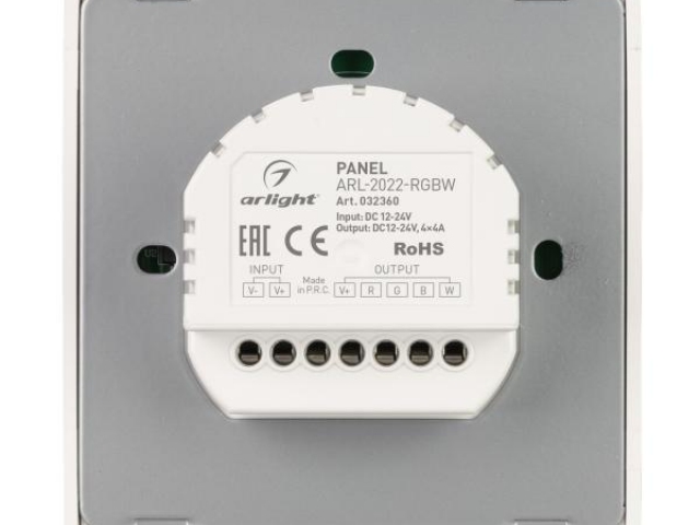 Панель ARL-2022-RGBW (12-24V, 4x4A, Sens) (Arlight, IP20 Пластик, 3 года) фото:6