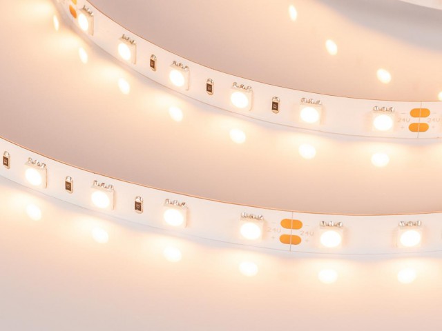 Лента RT 2-5000 24V Warm2700 2x (5060, 300 LED, LUX) (Arlight, 14.4 Вт/м, IP20) фото:13