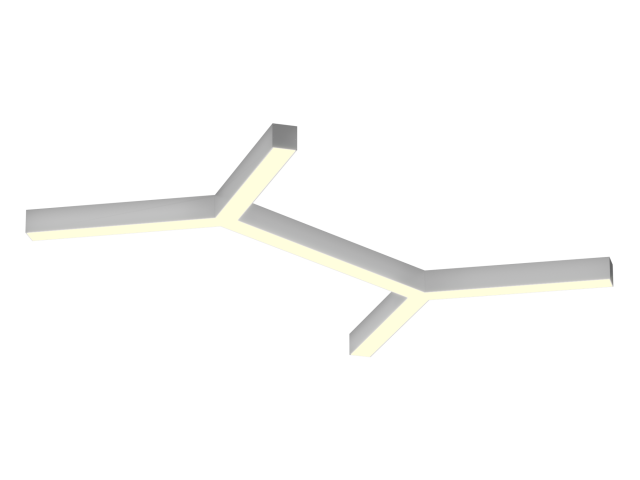 Светильник HOKASU Molecule S50 (RAL9003/6x410mm/LT70 — 3K/52W) фото:1