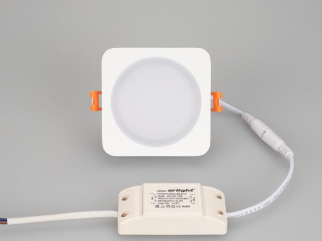 Светодиодная панель LTD-96x96SOL-10W Warm White 3000K (Arlight, IP44 Пластик, 3 года) фото:14