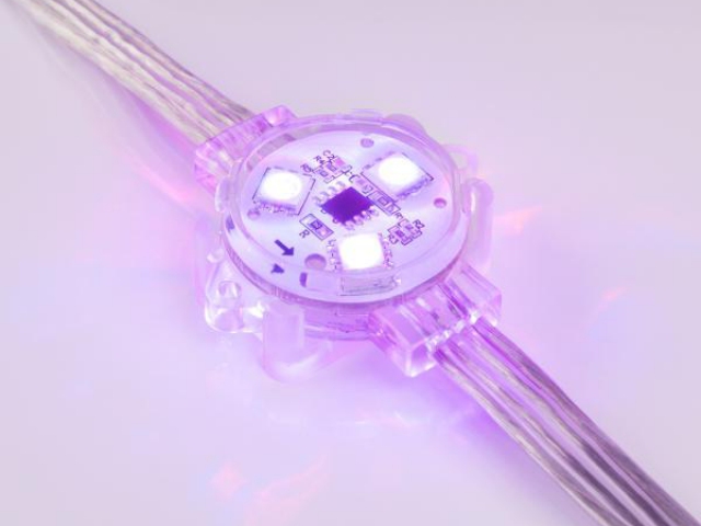 Модуль управляемый VISOR-SPI-5060-3-12V RGB 120deg (D30x16mm, 0.75W, IP68) (Arlight, Пластик, 3 года) фото:5