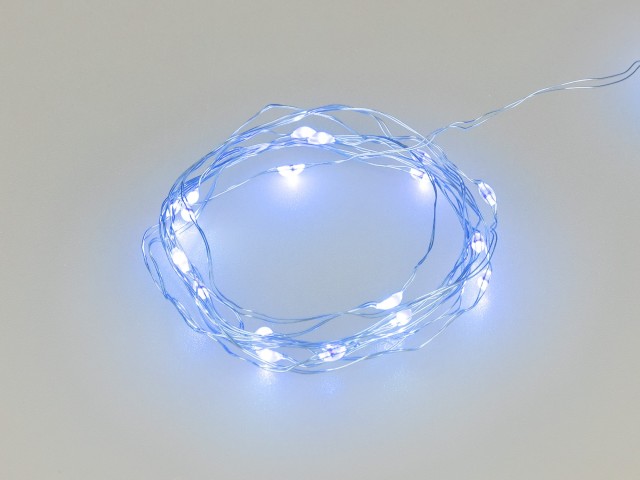 Светодиодная гирлянда ARD-DEW-HOME-2000-CLEAR-20LED-STD Blue (3V, Battery Pack) (Ardecoled, IP20) фото:2