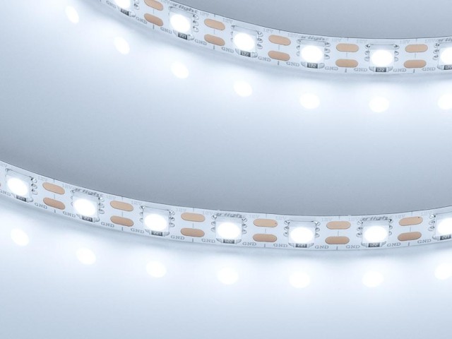 Лента RT 2-5000 12V Cx1 White6000 2x (5060, 360 LED, LUX) (Arlight, 15.6 Вт/м, IP20) фото:15