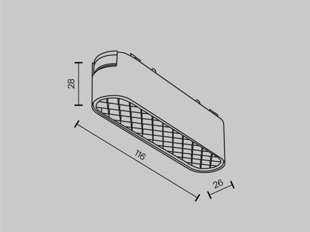 Трековый светильник Technical TR084-1-6W3K-W фото:22