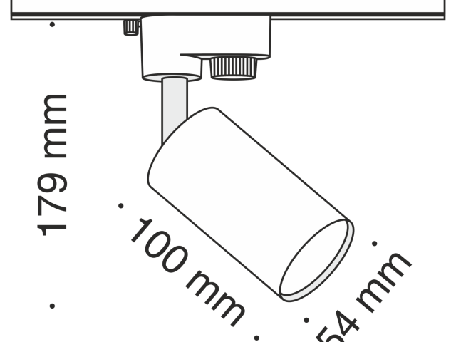 Трековый светильник Technical TR002-1-GU10-W фото:1