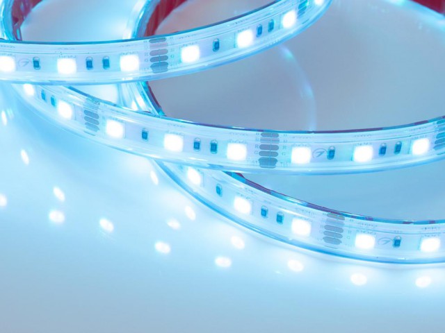 Лента герметичная RTW-PS-B60-12mm 12V RGB (14.4 W/m, IP67, 5060, 5m) (Arlight, 14.4 Вт/м, IP67) фото:15