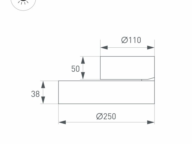 Светильник SP-RONDO-FLAP-R250-30W Warm3000 (BK, 110 deg) (Arlight, IP40 Металл, 3 года) фото:12
