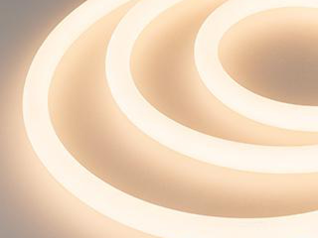 Герметичная лента MOONLIGHT-5000S-ROUND-2835-336-24V Warm (18х18mm, 16W, IP65) (Arlight, Прямой вывод кабеля) фото:1