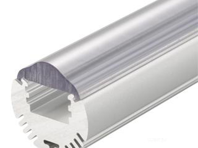 Профиль с экраном ALU-ROUND-2000 ANOD+LEN30 (Arlight, Алюминий) фото:1