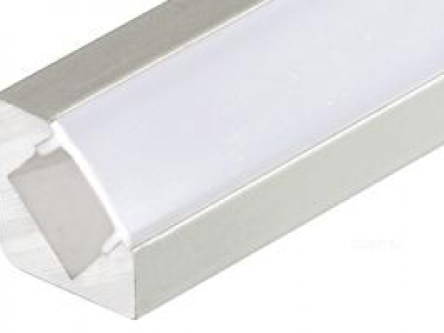 Профиль с экраном ALU-D45-2000 ANOD+FROST (Arlight, Алюминий) фото:3