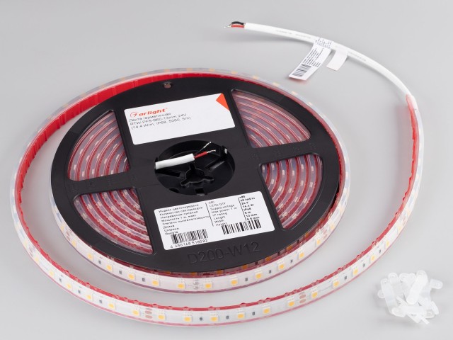 Лента герметичная RTW-PFS-B60-13mm 24V Cool 10K (14.4 W/m, IP68, 5060, 5m) (Arlight, 14.4 Вт/м, IP68) фото:6