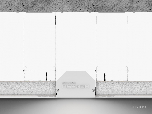 Линейный светильник HOKASU 49/32 edgeless (Anod/1250mm/LT70 — 3K/26W) фото:5