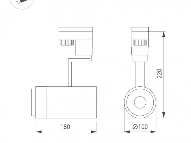 Светильник LGD-ZEUS-4TR-R100-30W Warm (WH, 20-60 deg) (Arlight, IP20 Металл, 3 года) фото:4