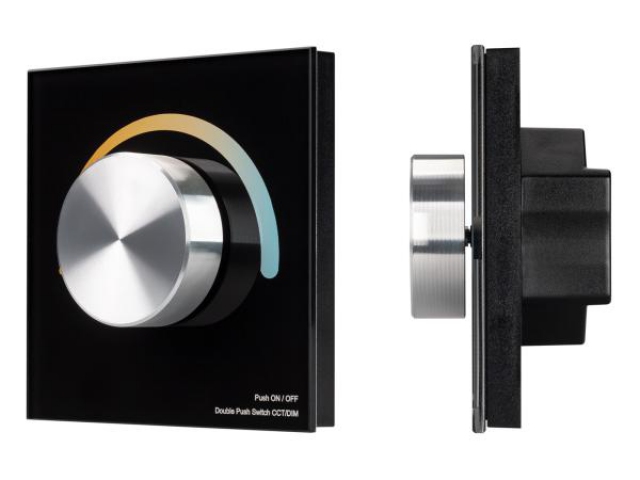 Панель SMART-P20-MIX-G-IN Black (12-24V, 4x3A, Rotary, 2.4G) (Arlight, IP20 Пластик, 5 лет) фото:8
