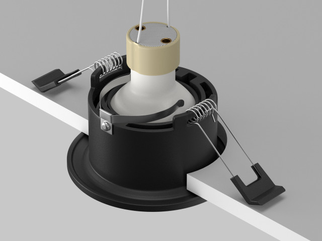 Встраиваемый светильник Technical DL027-GU10-B фото:3