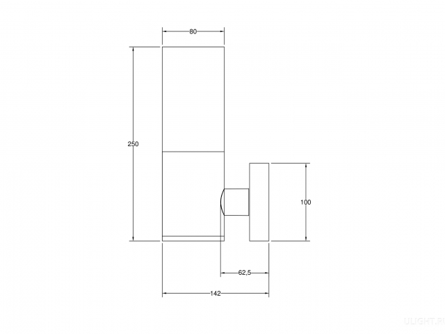 Настенный светильник (бра) Outdoor O418WL-01B фото:10