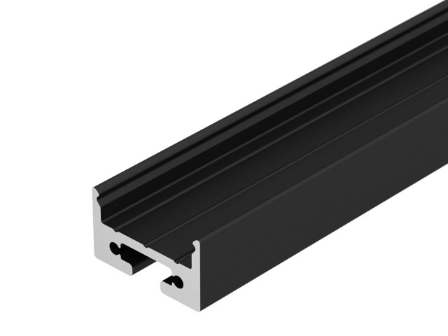 Профиль с экраном SL-LINE-2011M-2500 BLACK+OPAL ROUND (Arlight, Алюминий) фото:5