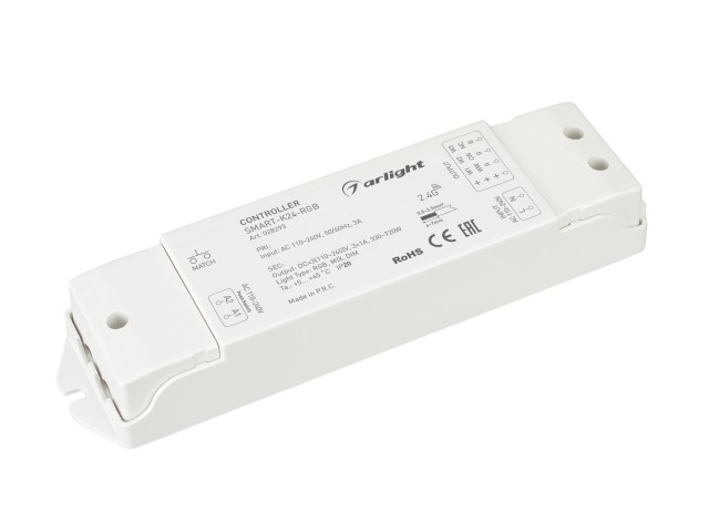 Контроллер SMART-K24-RGB (230V, 3x1A, 2.4G) (Arlight, IP20 Пластик, 5 лет) фото:6