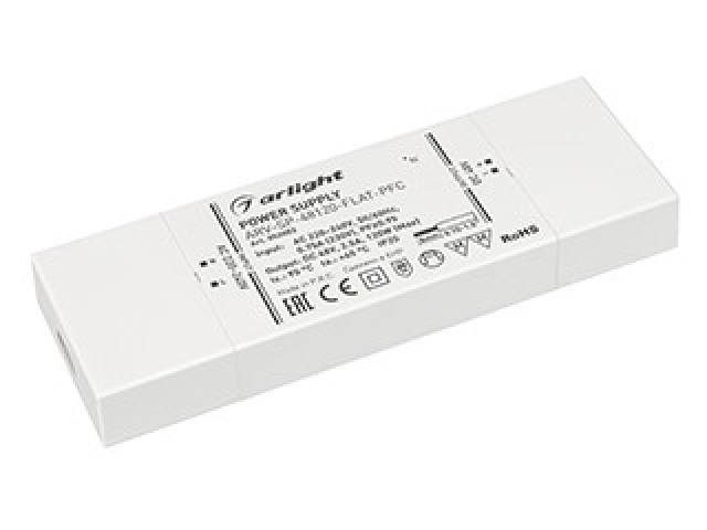 Блок питания ARV-SP-48120-FLAT-PFC (48V, 2.5A, 120W) (Arlight, IP20 Пластик, 5 лет) фото:2