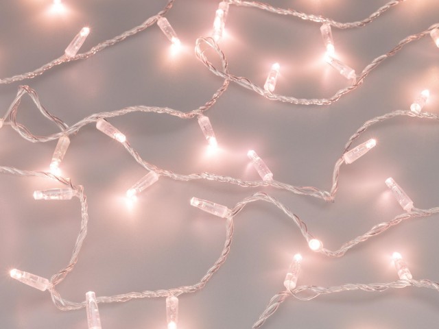 Светодиодная гирлянда ARD-STRING-CLASSIC-1000-CLEAR-100LED-PULSE Rose Gold (230V, 7W) (Ardecoled, IP65) фото:2