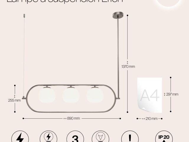 Подвесной светильник Maytoni MOD221PL-03N фото:17