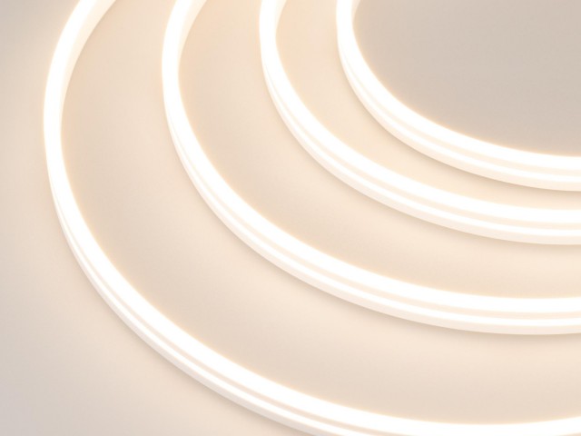Лента герметичная MOONLIGHT-SIDE-A168-4x10mm 24V Warm2300 (7.2 W/m, IP65, 5m, wire x2) (Arlight, Вывод прямой, 3 года) фото:2
