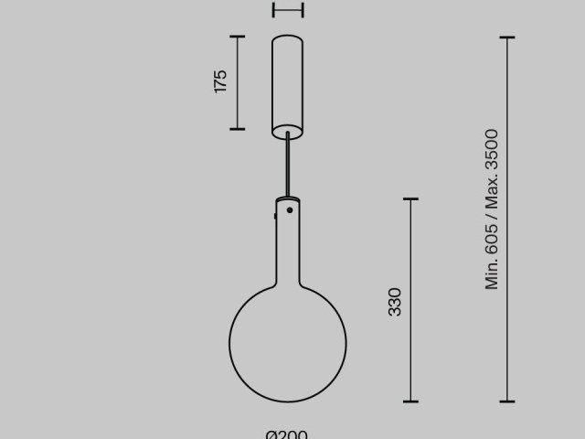 Подвесной светильник Maytoni MOD182PL-L4CG3K фото:8