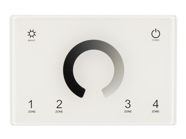 Панель Sens SMART-P79-DIM White (230V, 4 зоны, 2.4G) (Arlight, IP20 Пластик, 5 лет) фото:4