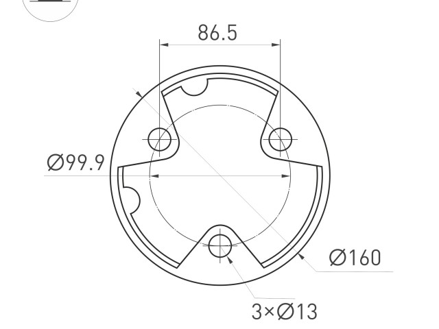Светильник LGD-GUIDE-BOLL-H800-20W Warm3500-MIX (GR, 280 deg, 230V) (Arlight, IP65 Металл, 5 лет) фото:7