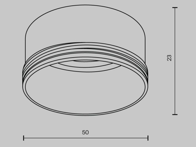 Комплектующие для светильника Technical RingM-12-W фото:1