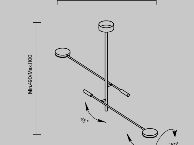 Потолочный светильник Maytoni MOD070CL-L15W3K1 фото:2