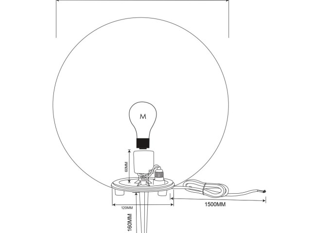 Ландшафтный светильник Outdoor O594FL-01W1 фото:2