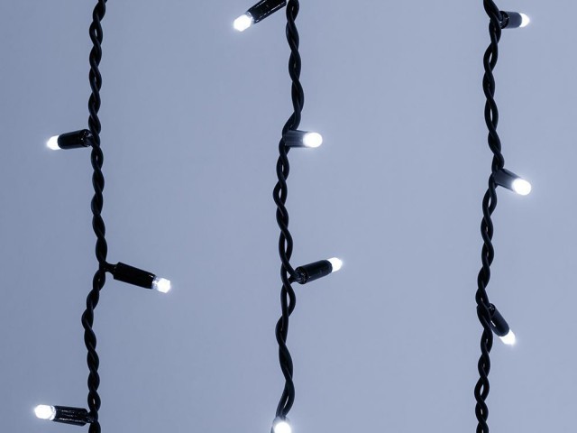 Светодиодная гирлянда ARD-CURTAIN-PRO-2000x3000-BLACK-760LED-STD WHITE (230V, 70W) (Ardecoled, IP65) фото:1