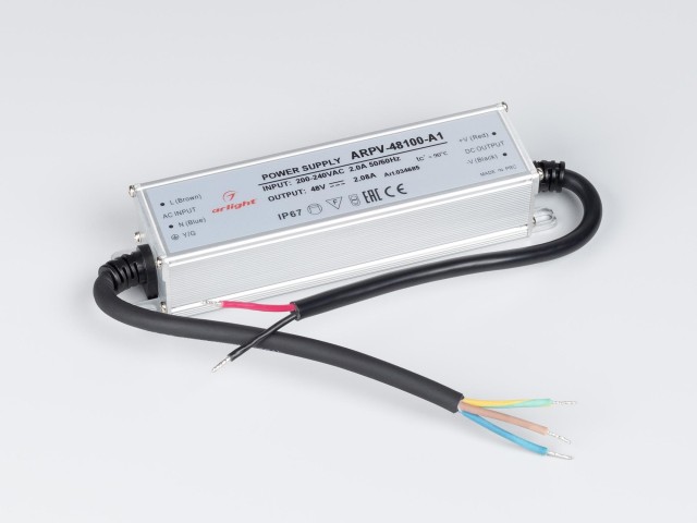 Блок питания ARPV-48100-A1 (48V, 2.08A, 100W) (Arlight, IP67 Металл, 3 года) фото:9