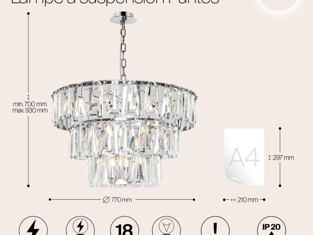 Подвесной светильник Maytoni MOD043PL-18CH фото:20