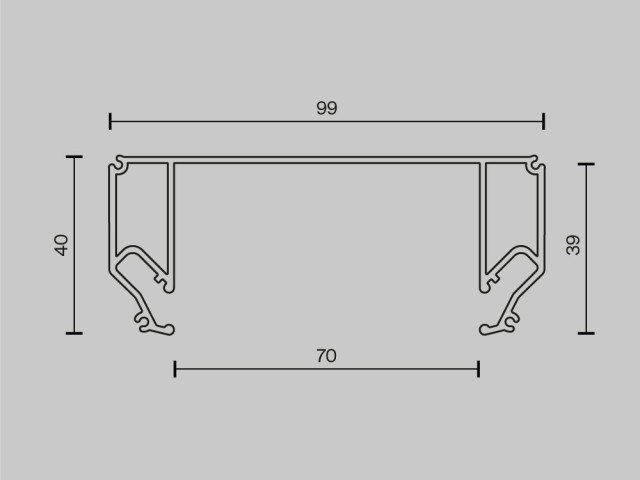 Профиль Technical ALM-9940-SC-W-2M фото:7