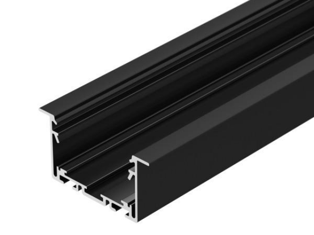Профиль S2-LINIA69-F-2500 SEAMLESS BLACK (Arlight, Алюминий) фото:2