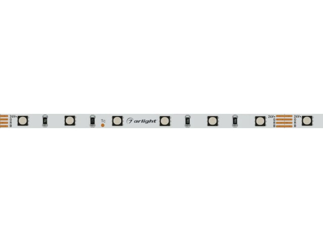 Лента MINI-F60-5mm 24V RGB (6 W/m, IP20, 3535, 5m) (Arlight, узкая) фото:19