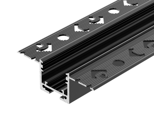 Профиль SL-LINIA20-FANTOM-2500 BLACK (Arlight, Алюминий) фото:1