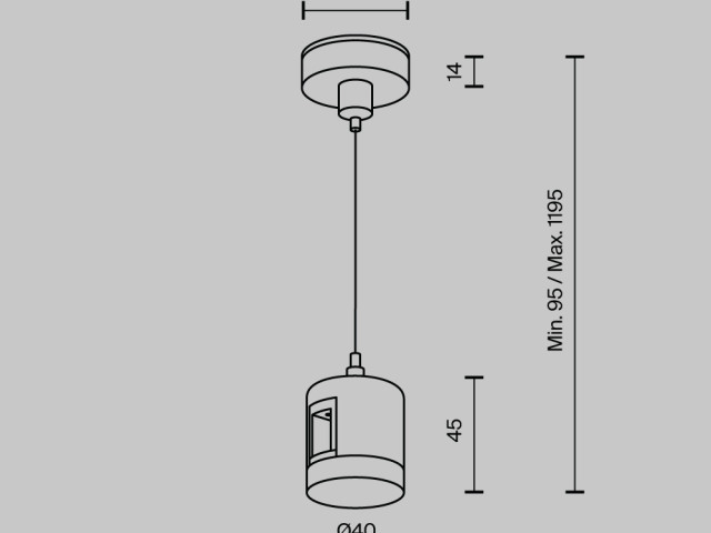 Комплектующие для систем освещения с токоведущими элементами Technical TRA157SW-IPC1-BS фото:1