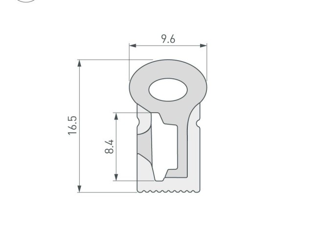 Силиконовый профиль WPH-FLEX-0817-SIDE-S8-10m WHITE (Arlight, Силикон) фото:5